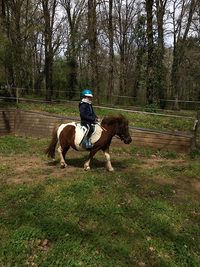 Cours d'équitation - Centre equestre de Najac - Jardin du ptit cheval