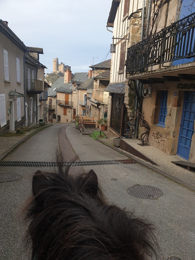 En calèche dans Najac